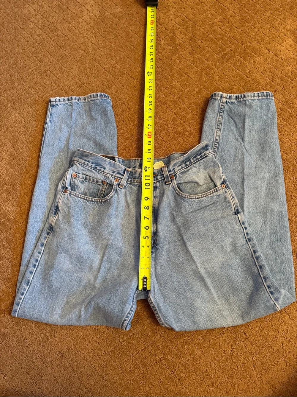 Levi's 550 Men's Relaxed Fit Jeans Blue Medium Wash Size 34x32